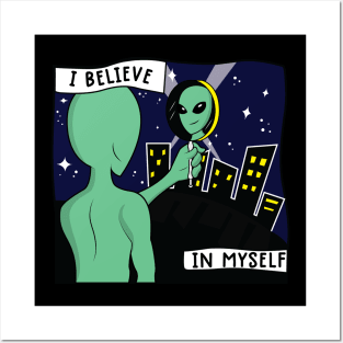 I Believe In Myself Quote Posters and Art